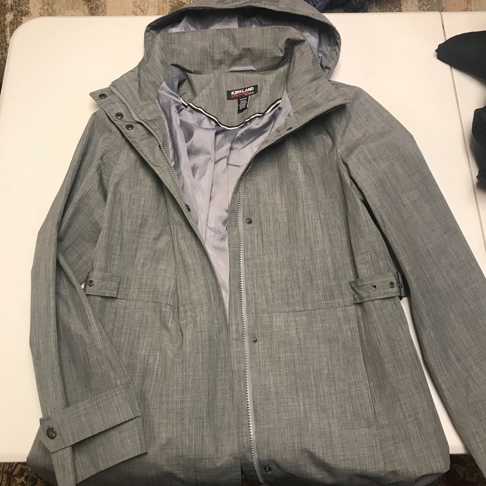 Gray Rain Coat - image 1